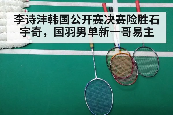 李诗沣韩国公开赛决赛险胜石宇奇，国羽男单新一哥易主